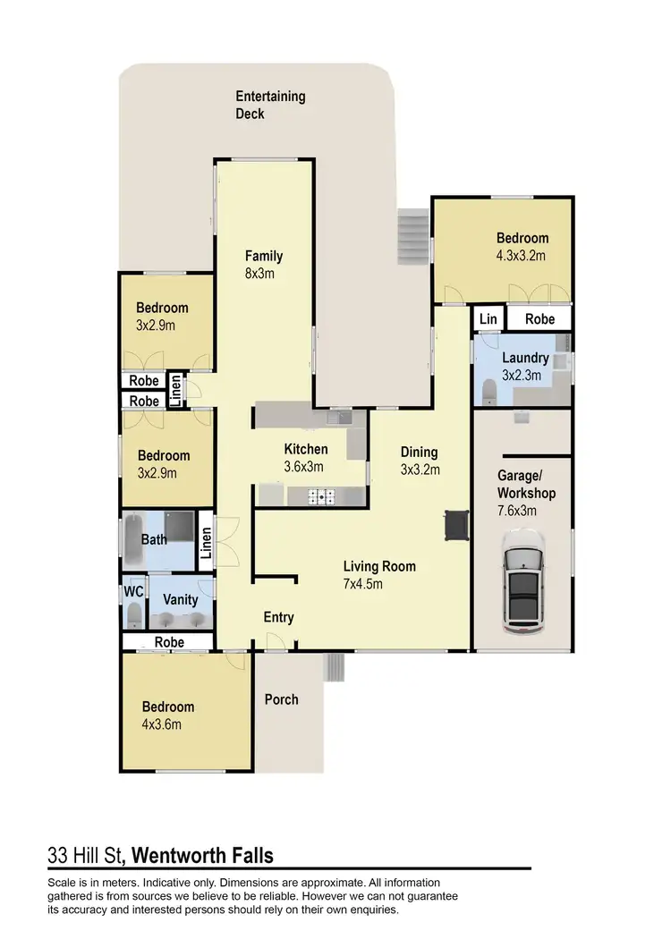 Floorplan of Homely house listing, 33 Hill Street, Wentworth Falls NSW 2782
