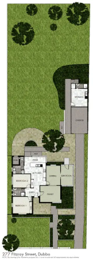Floorplan of Homely house listing, 277 Fitzroy Street, Dubbo NSW 2830