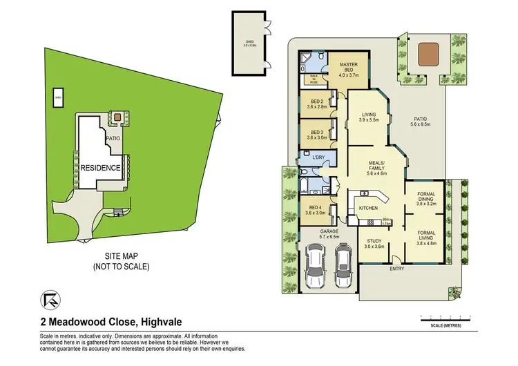 Floorplan of Homely house listing, 2-4 Meadowood Close, Highvale QLD 4520