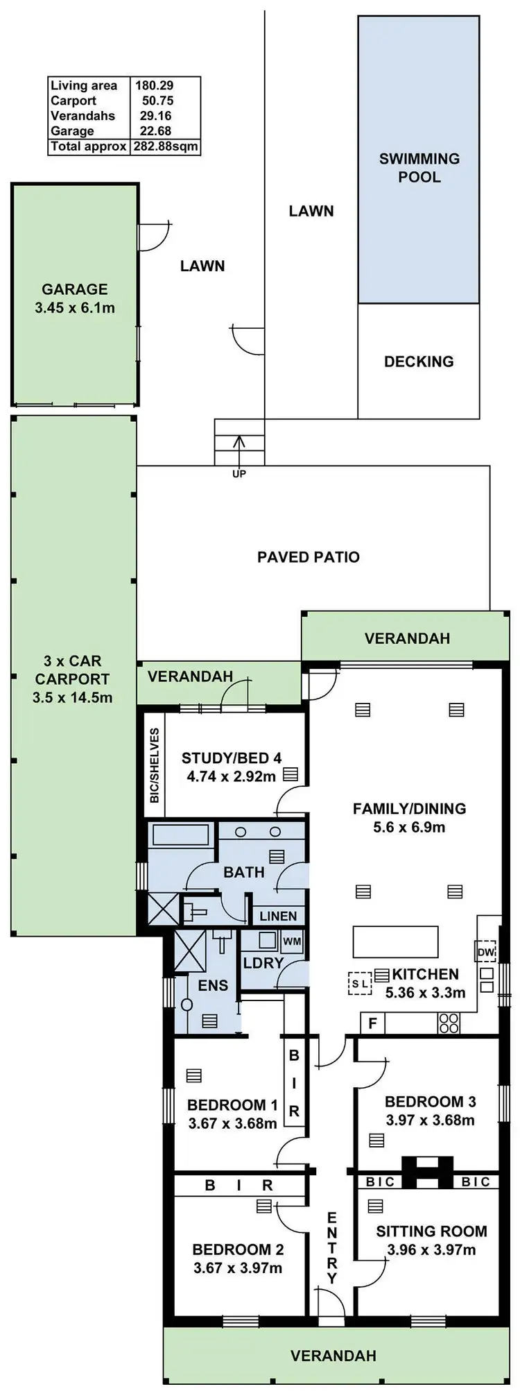 Floorplan of Homely house listing, 14 Lincoln Street, Kensington Gardens SA 5068