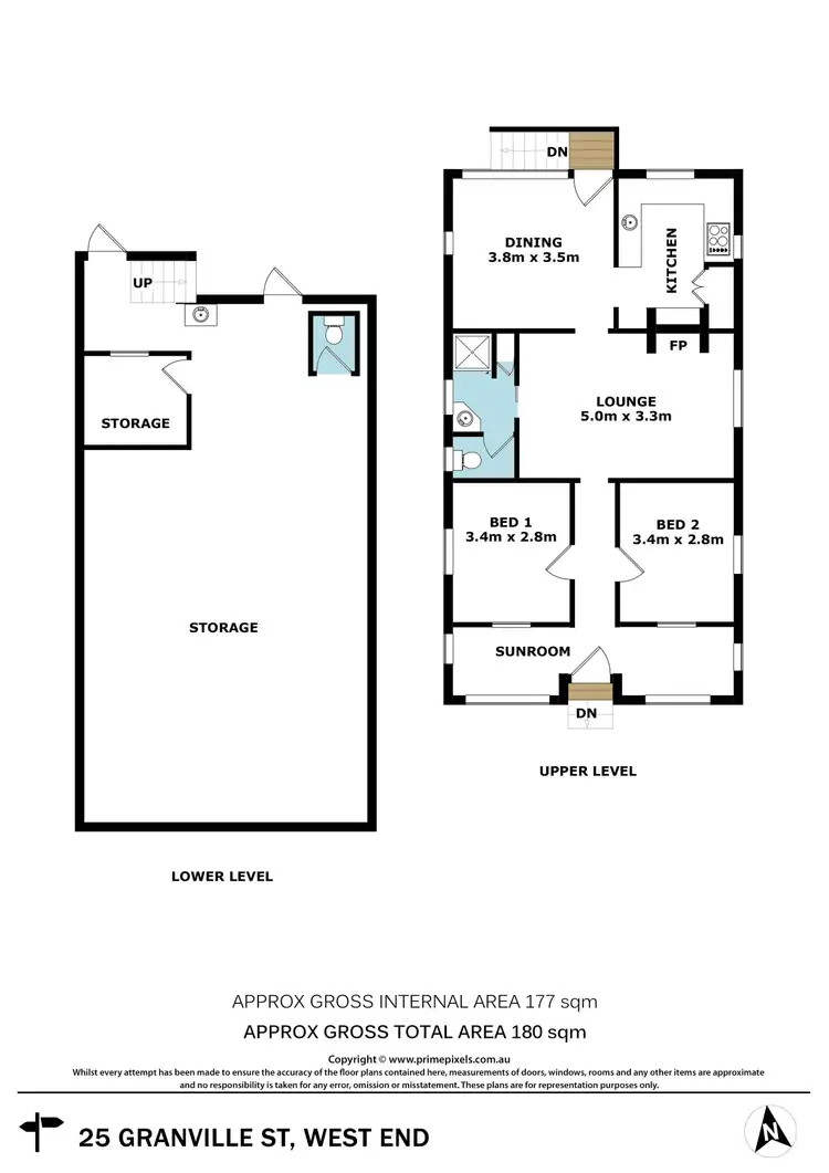 Floorplan of Homely house listing, 25 Granville Street, West End QLD 4101