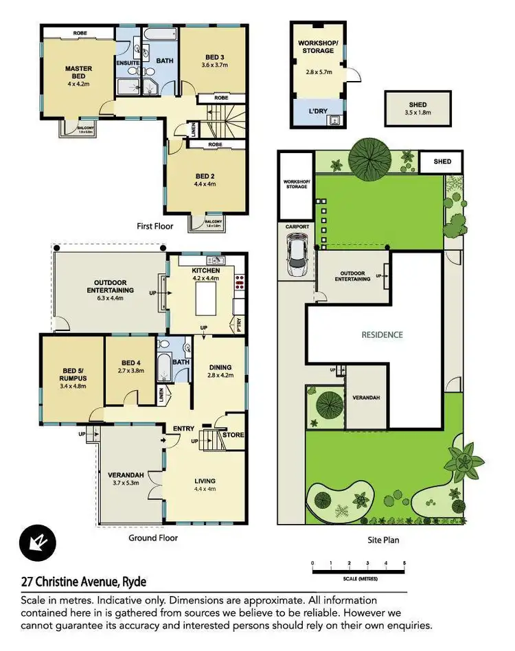 Floorplan of Homely house listing, 27 Christine Avenue, Ryde NSW 2112