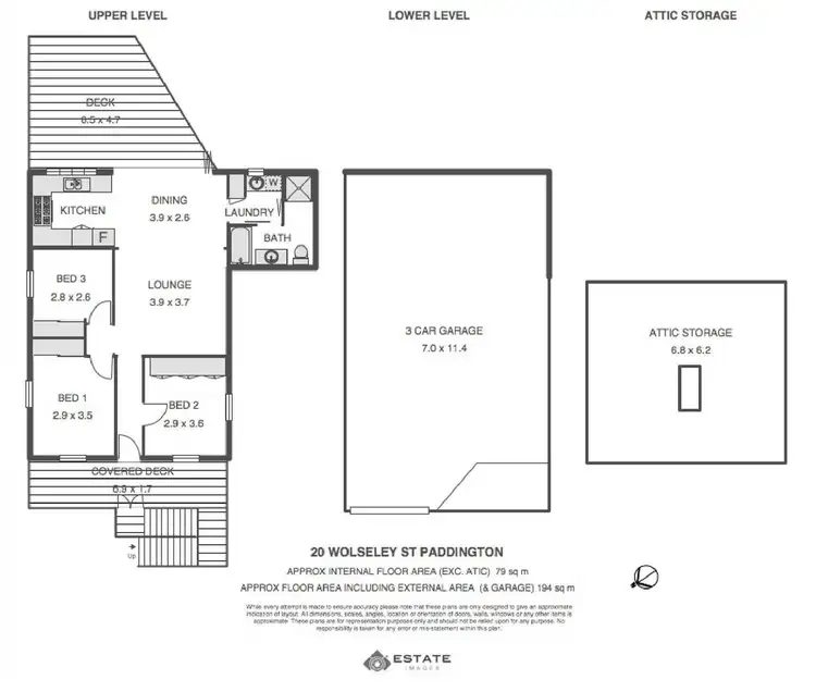 Floorplan of Homely house listing, 20 Wolseley Street, Paddington QLD 4064
