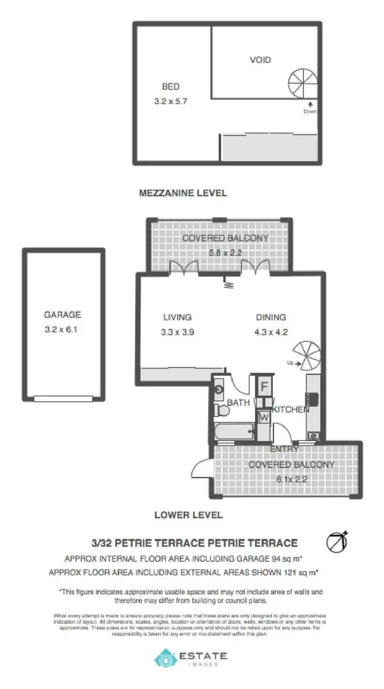 Floorplan of Homely apartment listing, 3/32 Petrie Terrace, Petrie Terrace QLD 4000