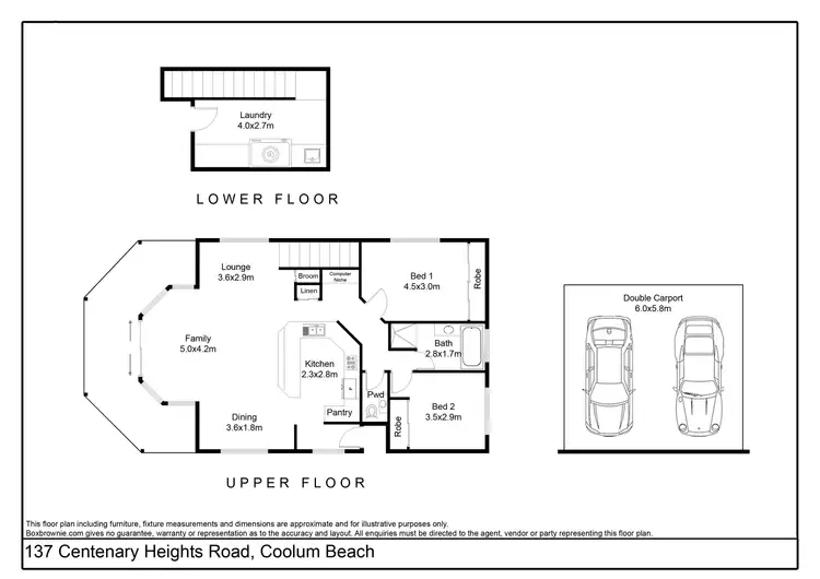 Floorplan of Homely house listing, 137 Centenary Heights Road, Coolum Beach QLD 4573