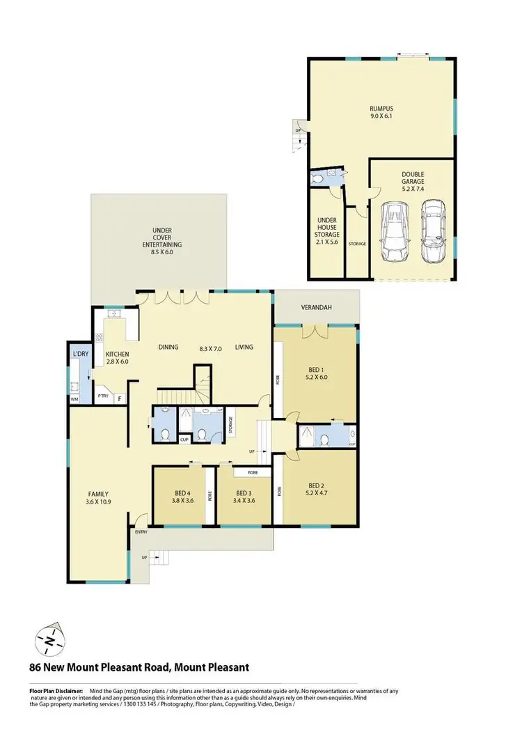 Floorplan of Homely house listing, 86 New Mount Pleasant Road, Mount Pleasant NSW 2519
