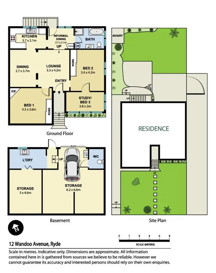 Floorplan of Homely house listing, 12 Wandoo Avenue, Ryde NSW 2112