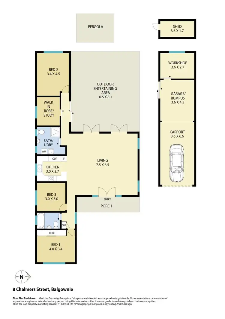 Floorplan of Homely house listing, 8 Chalmers Street, Balgownie NSW 2519