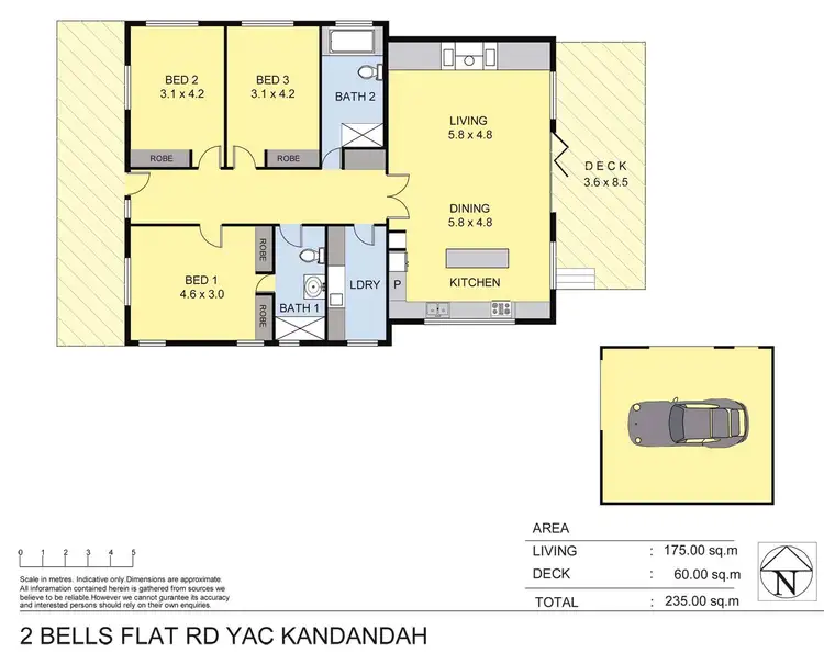 Floorplan of Homely house listing, 2 Bells Flat Road, Yackandandah VIC 3749