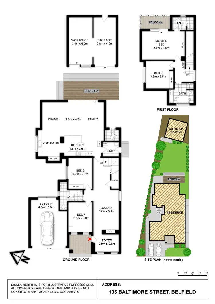 Floorplan of Homely house listing, 105 Baltimore Street, Belfield NSW 2191