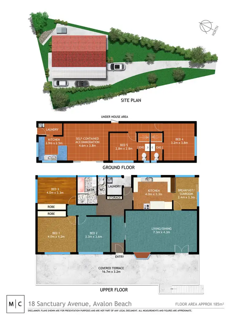 Floorplan of Homely house listing, 18 Sanctuary Avenue, Avalon Beach NSW 2107