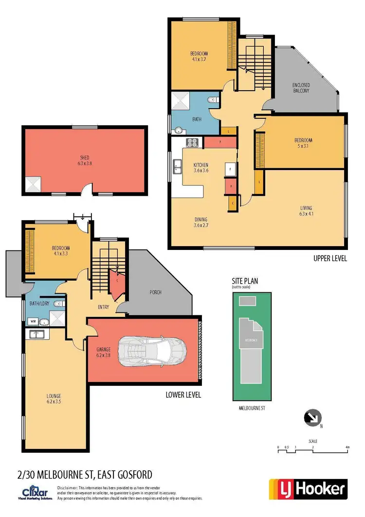 Floorplan of Homely townhouse listing, 2/30 Melbourne Street, East Gosford NSW 2250