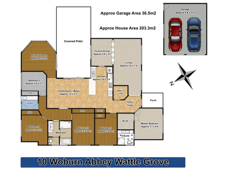 Floorplan of Homely house listing, 10 Woburn Abbey Court, Wattle Grove NSW 2173