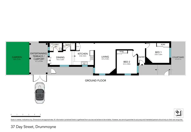 Floorplan of Homely house listing, 37 Day Street, Drummoyne NSW 2047