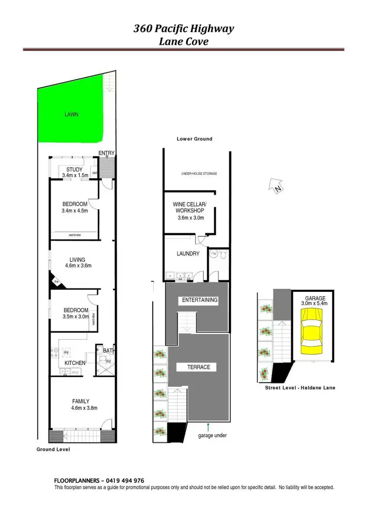 Floorplan of Homely house listing, 360 Pacific Highway, Lane Cove NSW 2066