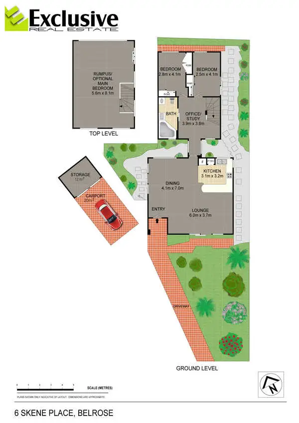 Floorplan of Homely house listing, 1/6 Skene Place, Belrose NSW 2085