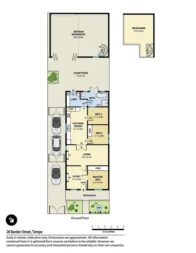 Floorplan of Homely house listing, 28 Barden Street, Tempe NSW 2044