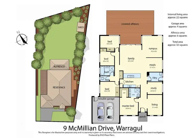 Floorplan of Homely house listing, 9 McMillan Drive, Warragul VIC 3820