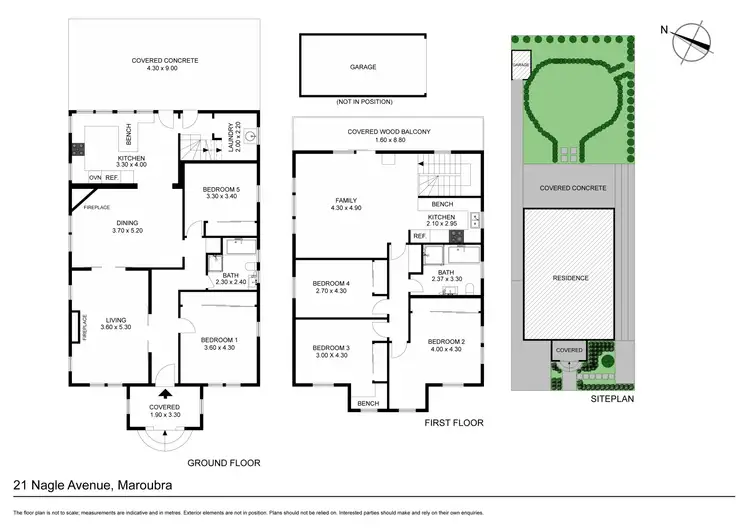 Floorplan of Homely house listing, 21 Nagle Avenue, Maroubra NSW 2035