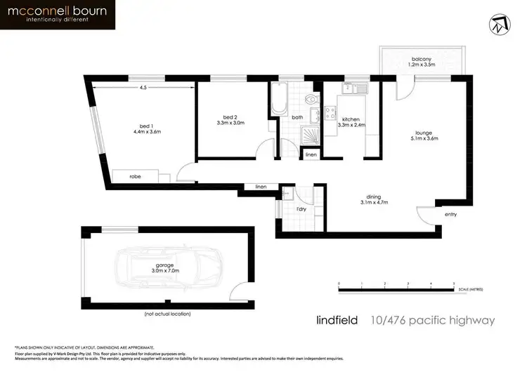 Floorplan of Homely apartment listing, 10/476 Pacific Highway, Lindfield NSW 2070