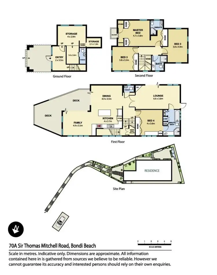 Floorplan of Homely house listing, 70a Sir Thomas Mitchell Road, Bondi Beach NSW 2026