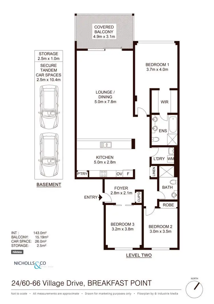 Floorplan of Homely apartment listing, 24/66 Village Drive, Breakfast Point NSW 2137