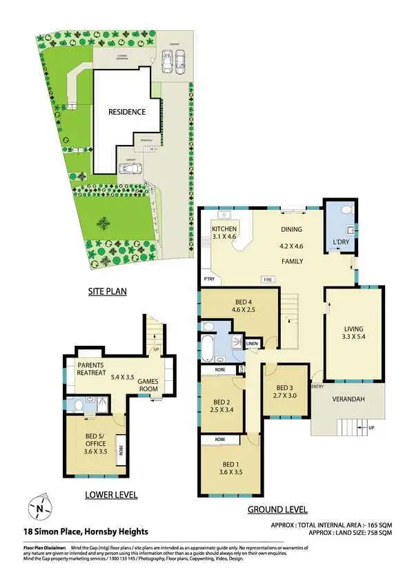 Floorplan of Homely house listing, 18 Simon Place, Hornsby Heights NSW 2077