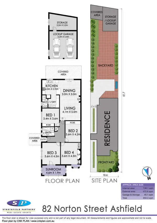 Floorplan of Homely house listing, 82 Norton Street, Ashfield NSW 2131