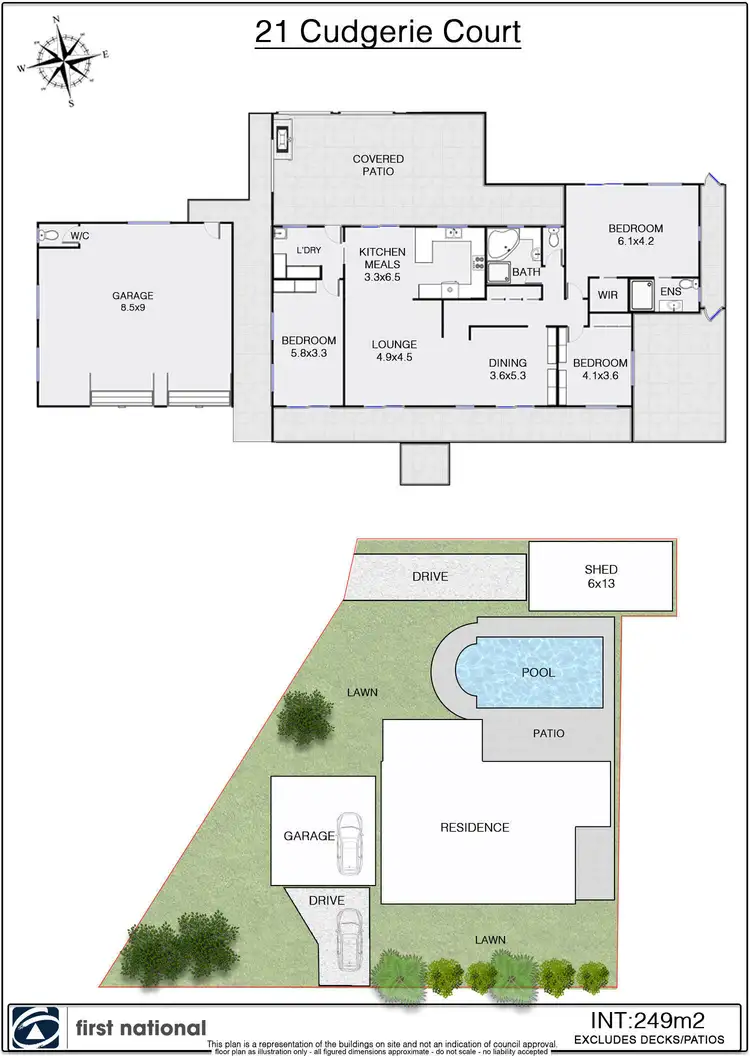 Floorplan of Homely house listing, 21 Cudgerie Court, Mullumbimby NSW 2482