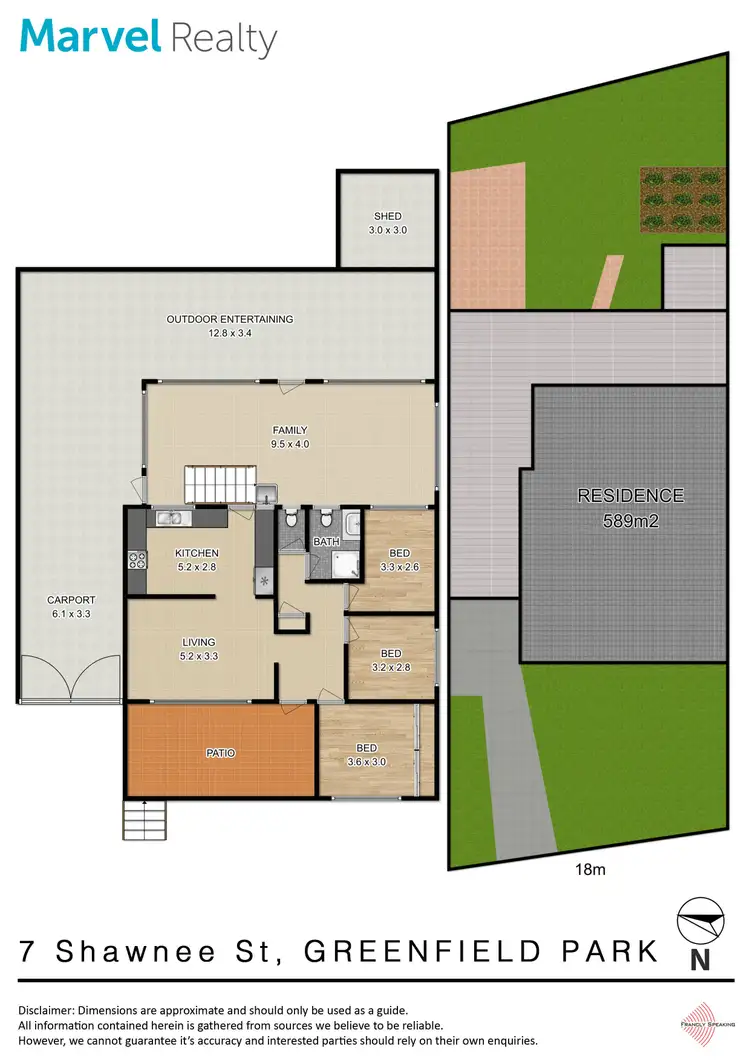 Floorplan of Homely house listing, 7 Shawnee Street, Greenfield Park NSW 2176