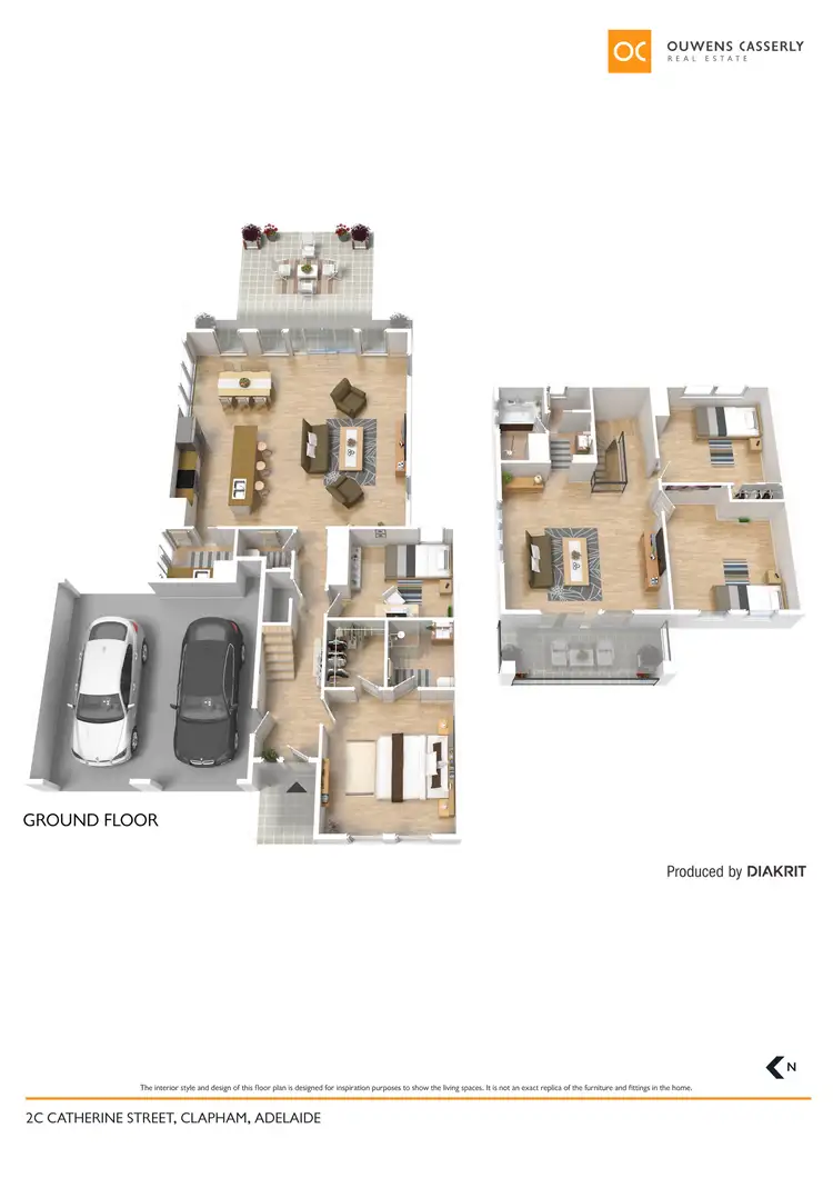 Floorplan of Homely house listing, 2c Catherine Street, Clapham SA 5062