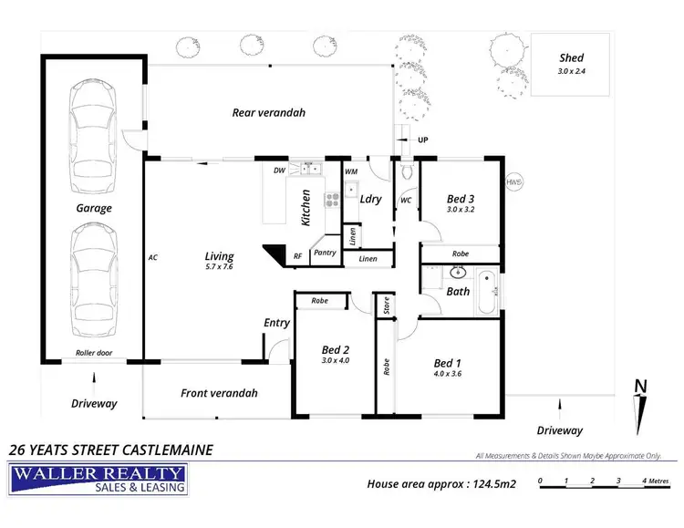 Floorplan of Homely house listing, 26 Yeats Street, Castlemaine VIC 3450
