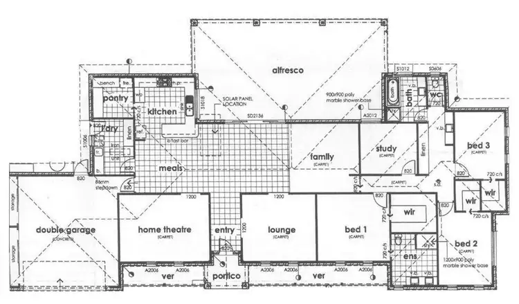 Floorplan of Homely house listing, 2 Roy Harwood Drive, Irymple VIC 3498