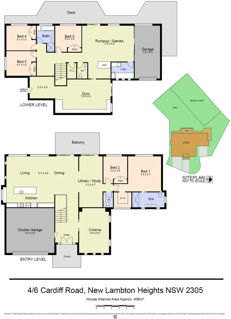 Floorplan of Homely house listing, House 4/6 Cardiff Road, New Lambton Heights NSW 2305