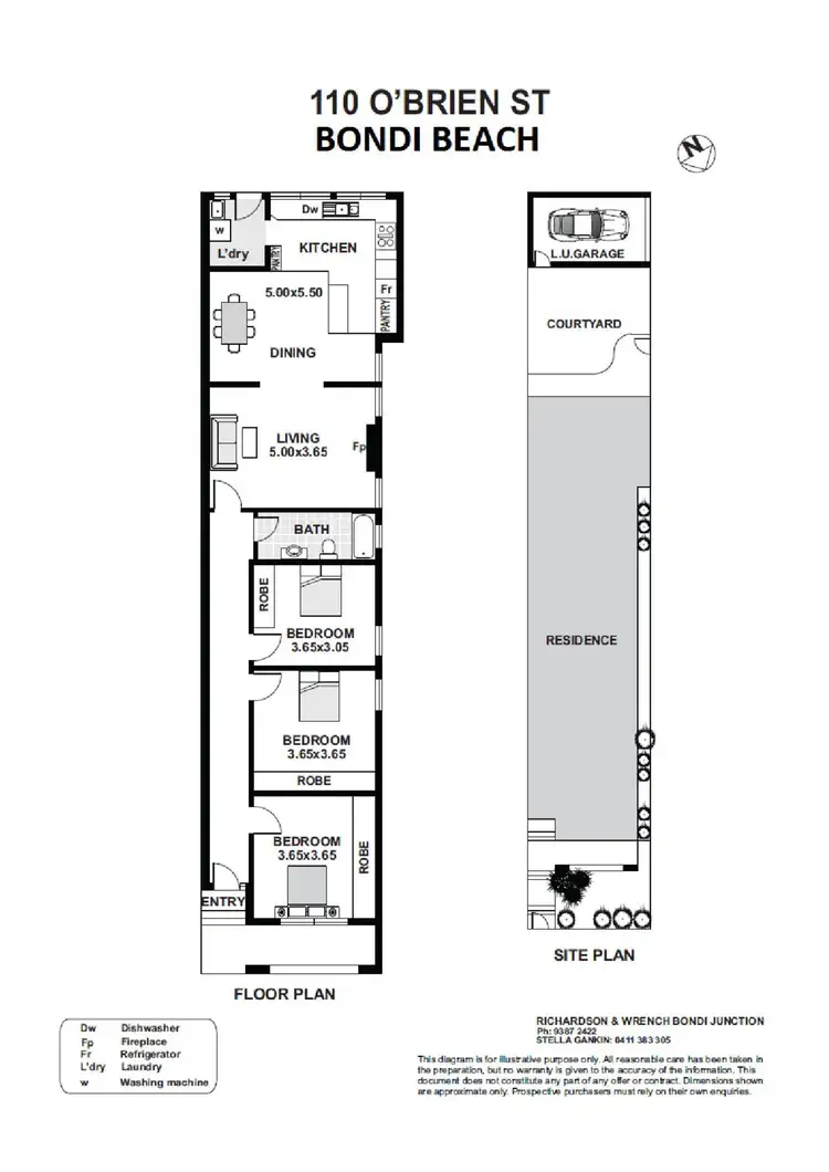 Floorplan of Homely house listing, 110 O'brien Street, Bondi Beach NSW 2026