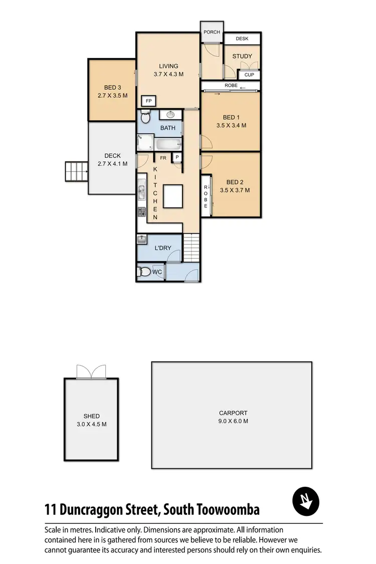 Floorplan of Homely house listing, 11 Duncraggon Street, South Toowoomba QLD 4350