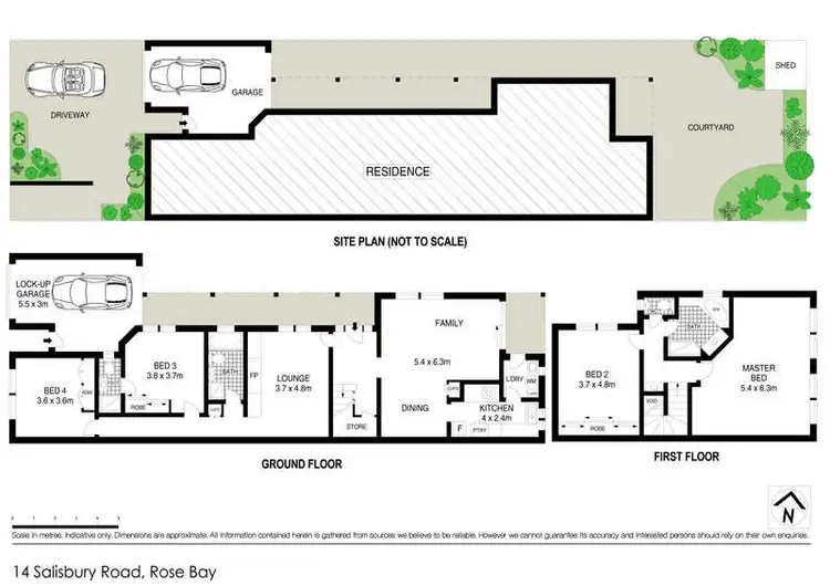 Floorplan of Homely house listing, 14 Salisbury Road, Rose Bay NSW 2029