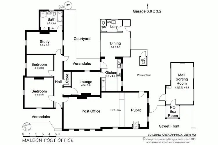 Floorplan of Homely house listing, 95 High Street, Maldon VIC 3463