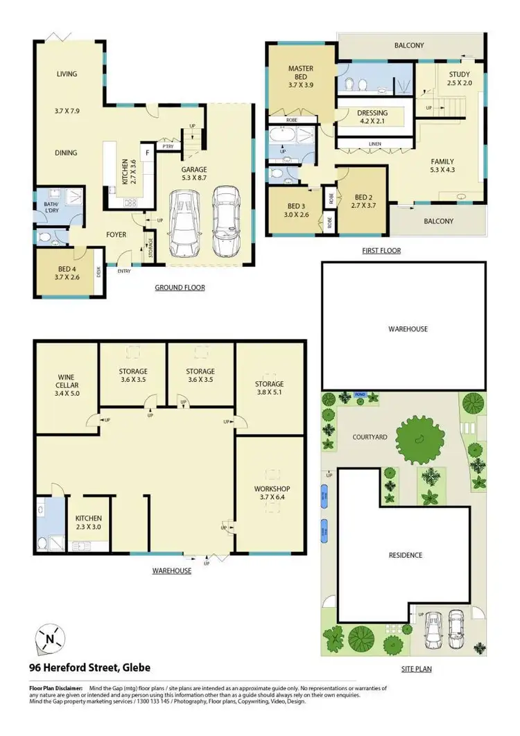 Floorplan of Homely house listing, 96 Hereford Street, Glebe NSW 2037