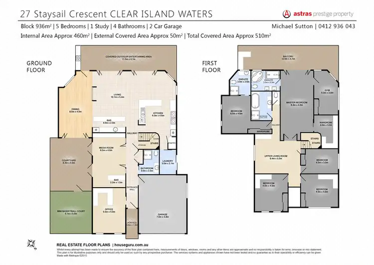 Floorplan of Homely house listing, 27 Staysail Crescent, Clear Island Waters QLD 4226