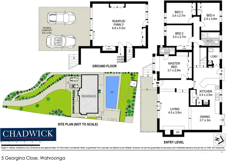 Floorplan of Homely house listing, 5 Georgina Close, Wahroonga NSW 2076