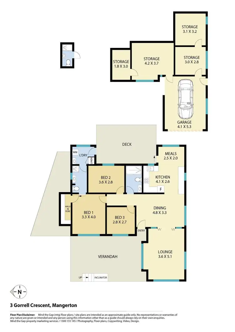 Floorplan of Homely house listing, 3 Gorrell Crescent, Mangerton NSW 2500
