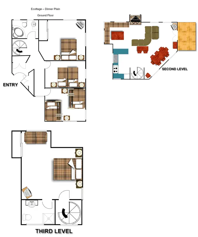 Floorplan of Homely alpine listing, 7 Park Lane, Dinner Plain VIC 3898
