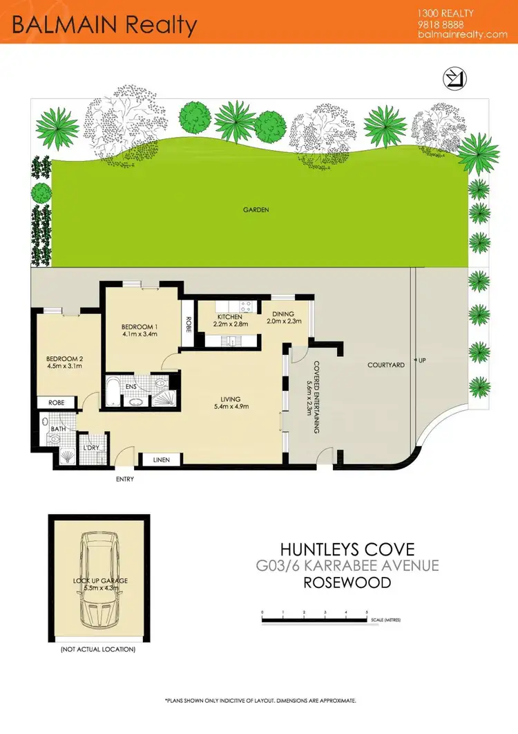 Floorplan of Homely apartment listing, G03/6 Karrabee Avenue, Huntleys Cove NSW 2111