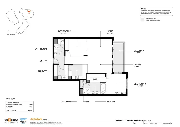 Floorplan of Homely apartment listing, 2036/3029 The Boulevard, Carrara QLD 4211