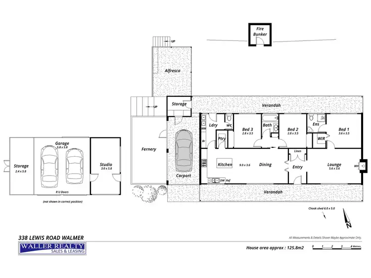 Floorplan of Homely house listing, 338 Lewis Road, Walmer VIC 3463