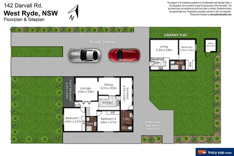 Floorplan of Homely house listing, 142 Darvall Road, West Ryde NSW 2114