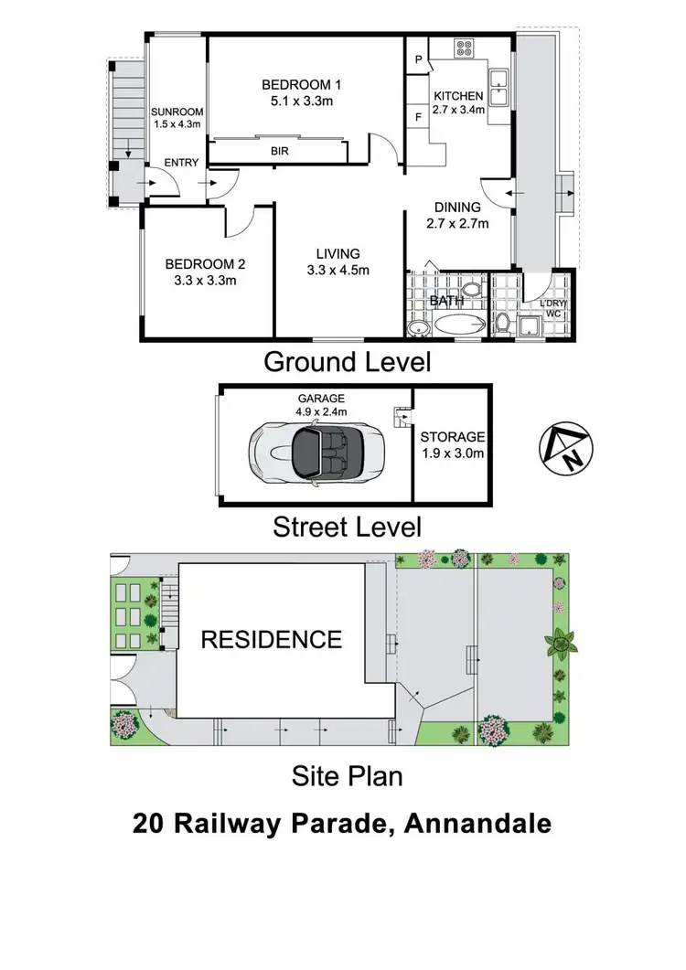 Floorplan of Homely house listing, 20 Railway Parade, Annandale NSW 2038