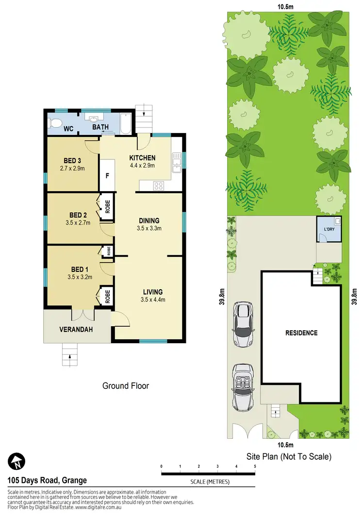 Floorplan of Homely house listing, 105 Days Road, Grange QLD 4051