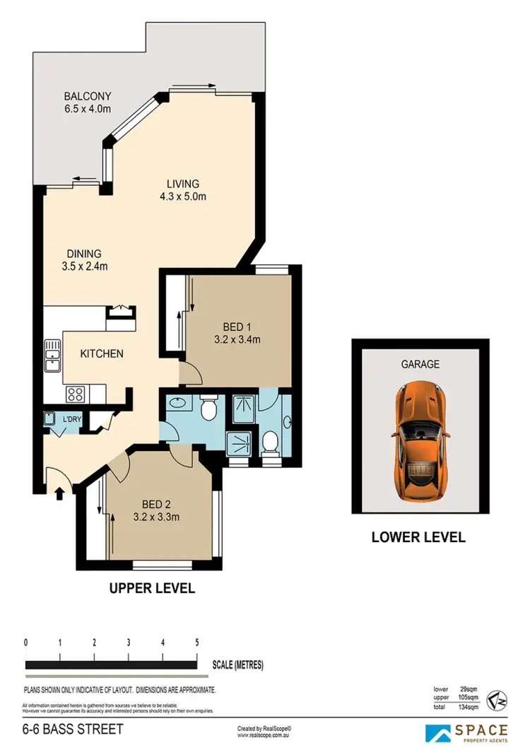 Floorplan of Homely apartment listing, 6/6 Bass Street, Paddington QLD 4064